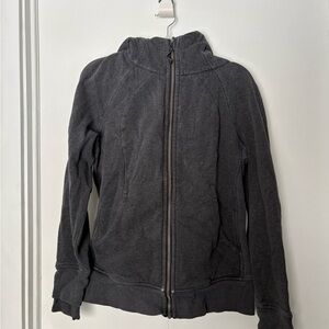 Lululemon charcoal grey scuba hoodie